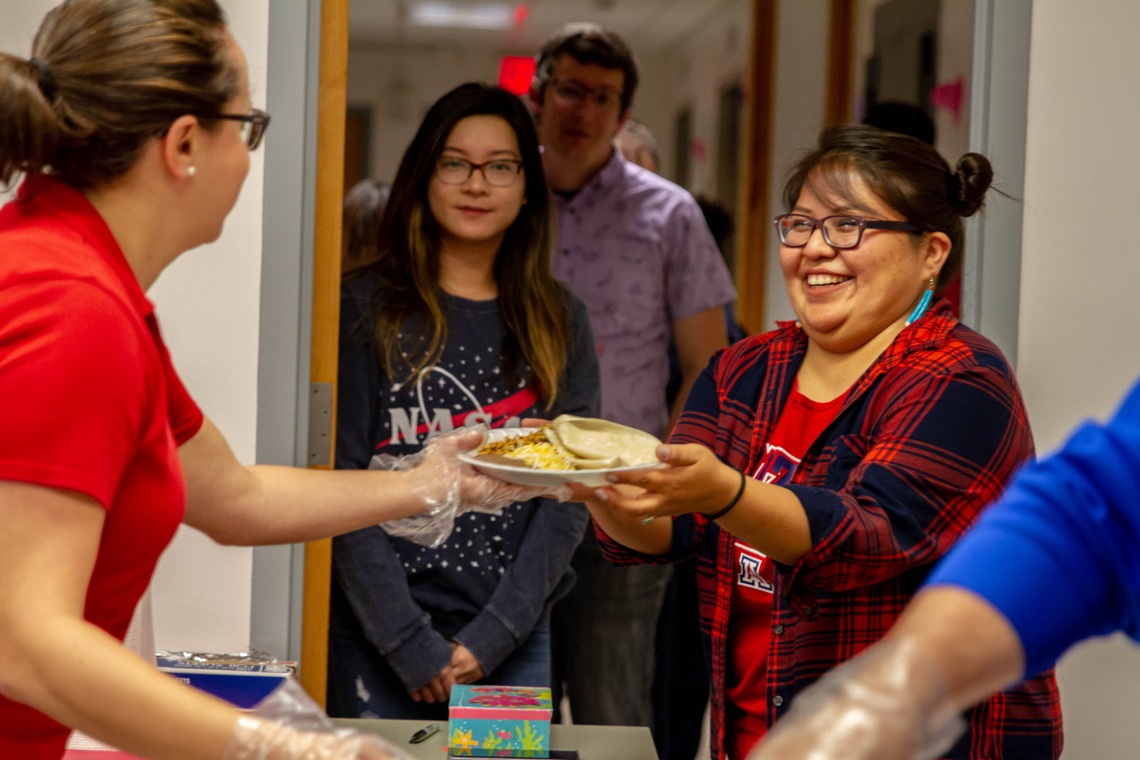 UA employees held 20 events and contributed about 8,000 volunteer hours during the 2018 UA Cares campaign. The campaign raised $334,000 in donations. (Photo: Kyle Mittan/University Communications)